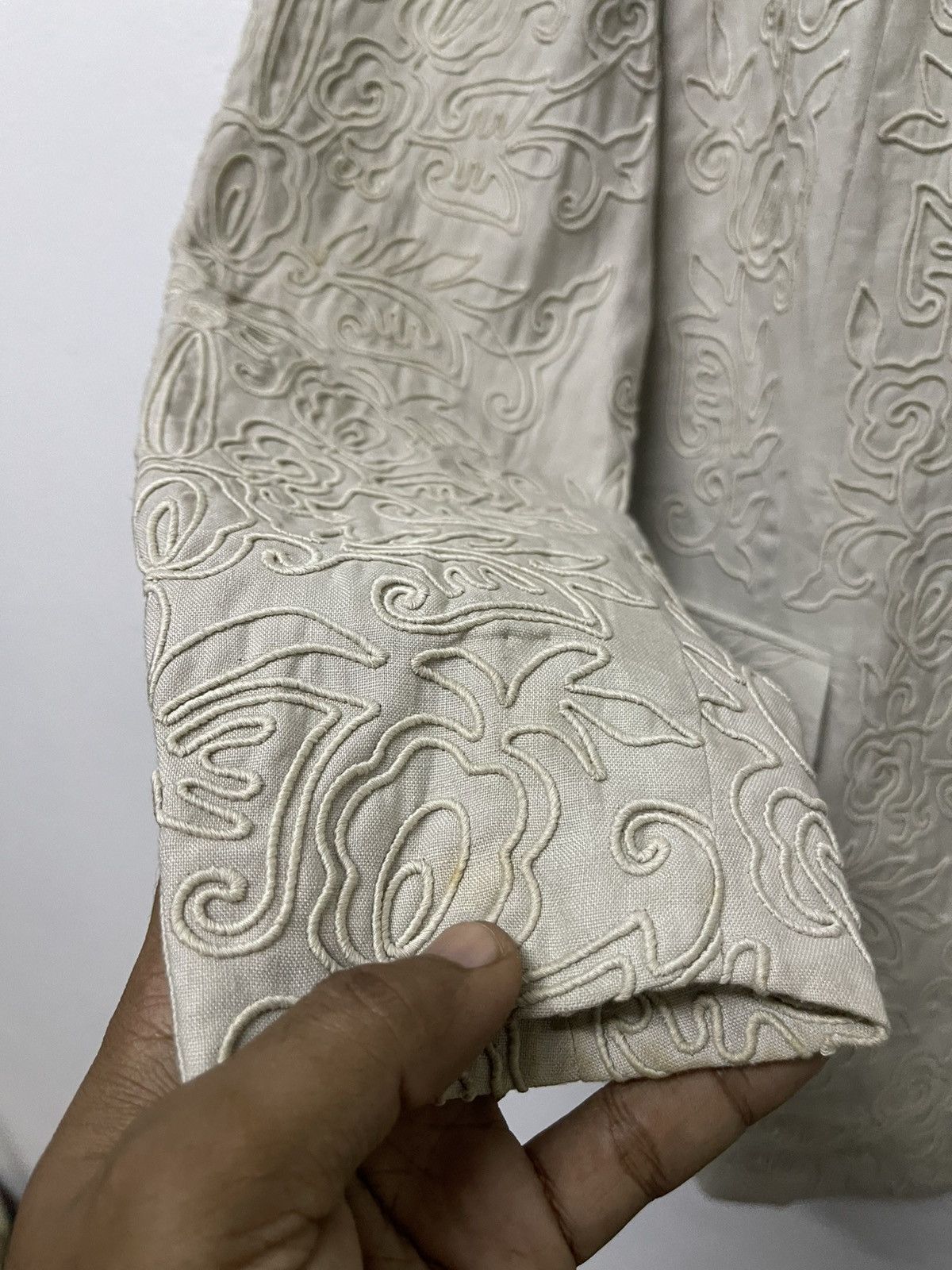 Jil Sander 1990s JIL SANDER EMBROIDERED FORMAL SUIT RARE DESIGN Size XS / US 0-2 / IT 36-38 - 6 Thumbnail