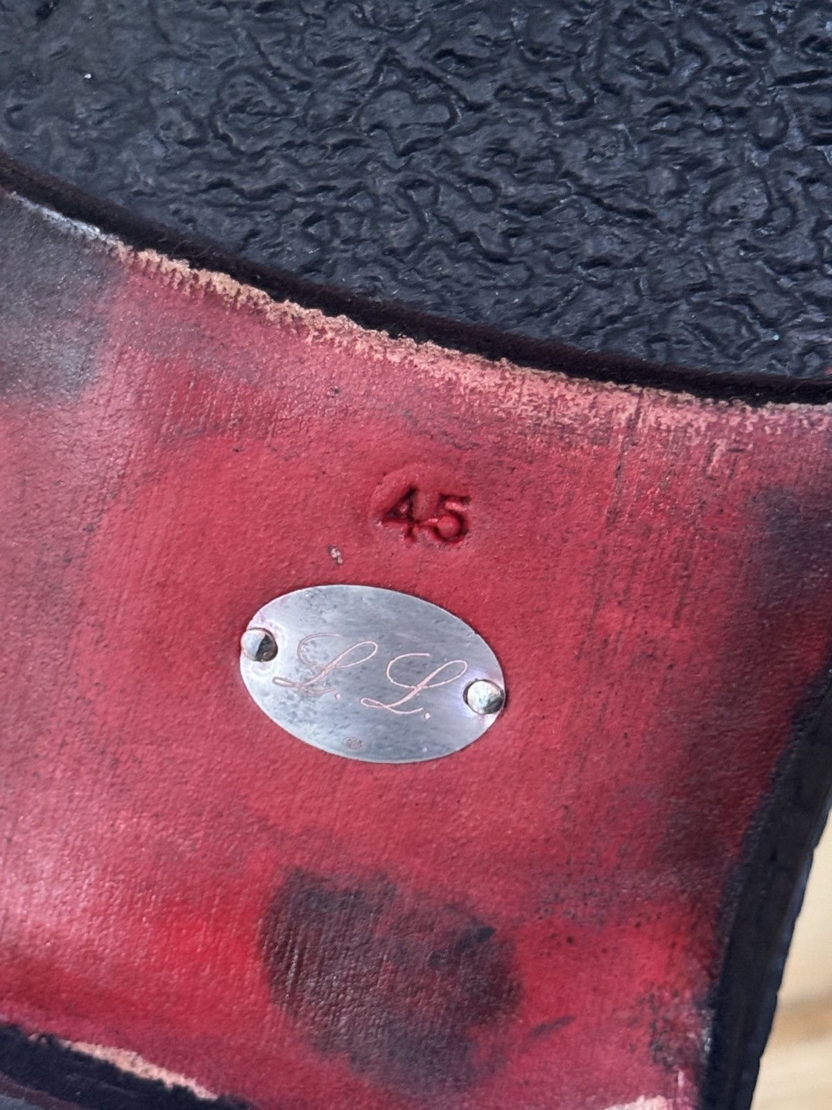 Handmade Derby 45 buffalo leather Size US 12 / EU 45 - 6 Thumbnail
