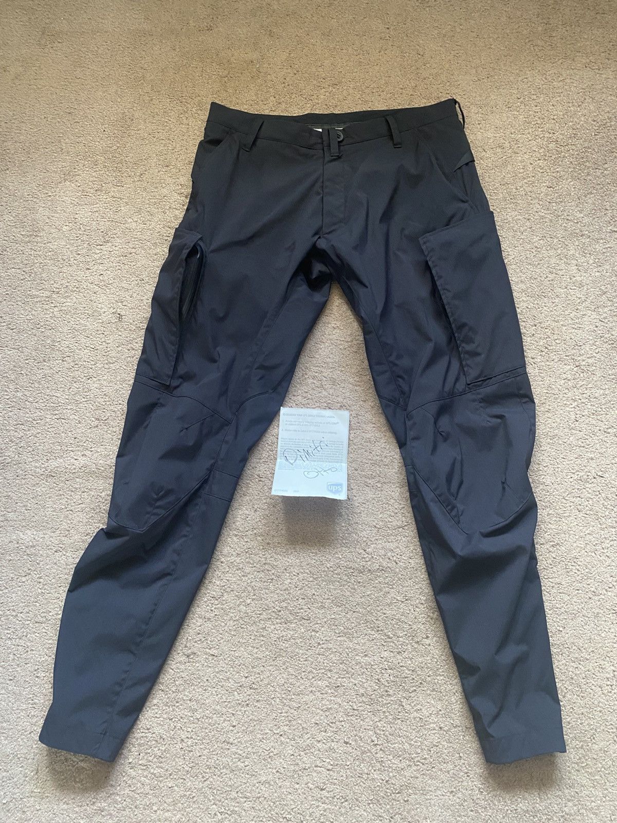 Acronym P10A-E Black Small Full-Pack Casual Pants