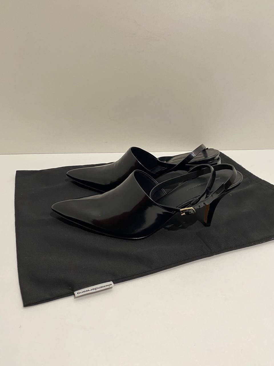 Alexander Wang Alexander Wang Lovisa Patent Leather Sling Back Pump Heels Size US 9 / IT 39 - 3 Thumbnail