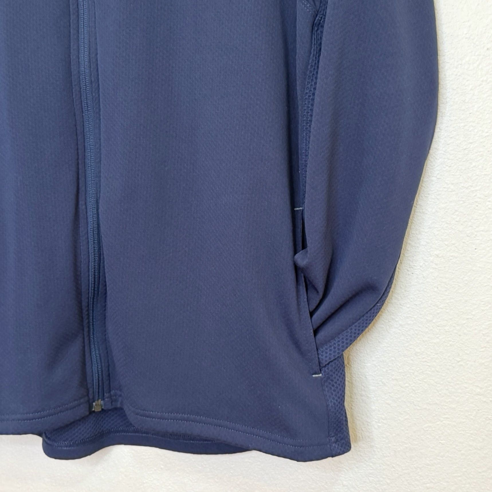 Nike Nike Dri-Fit Jacket Mens Large Blue Full Zip Lightweight Long Sleeve Pockets Outdoor Activewear Size US L / EU 52-54 / 3 - 3 Thumbnail