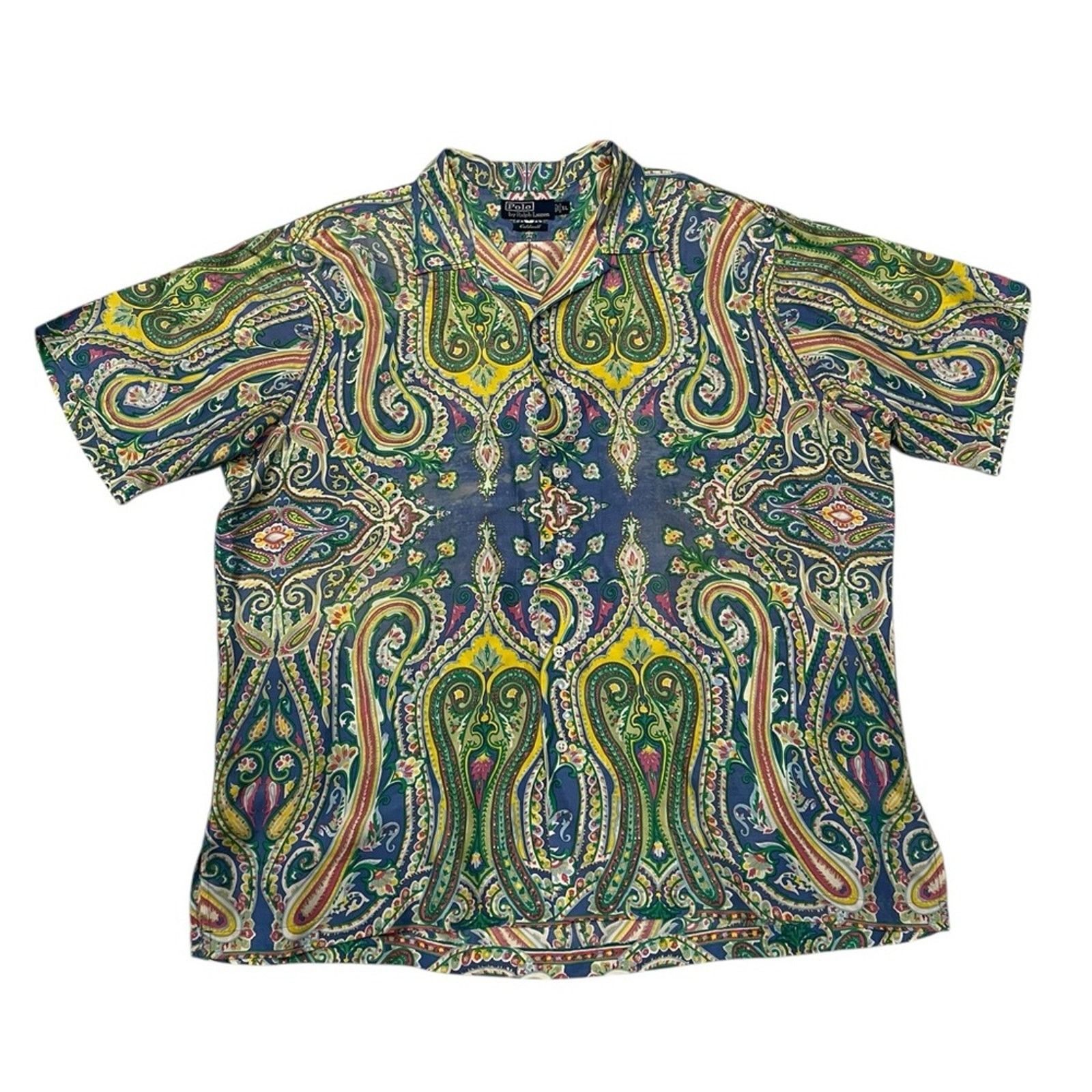 Ralph Lauren Polo Ralph Lauren Luxurious Paisley Pattern Caldwell Silk XL Size US XL / EU 56 / 4 - 1 Thumbnail