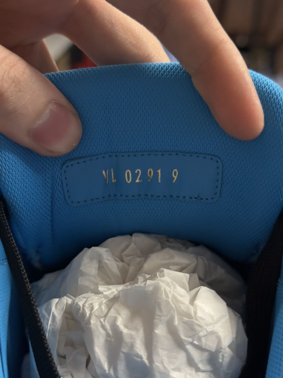 Louis Vuitton Louis Vuitton Blue Trainer Low Top Size 9LV/10US (NEW) Size US 10 / EU 43 - 11 Thumbnail