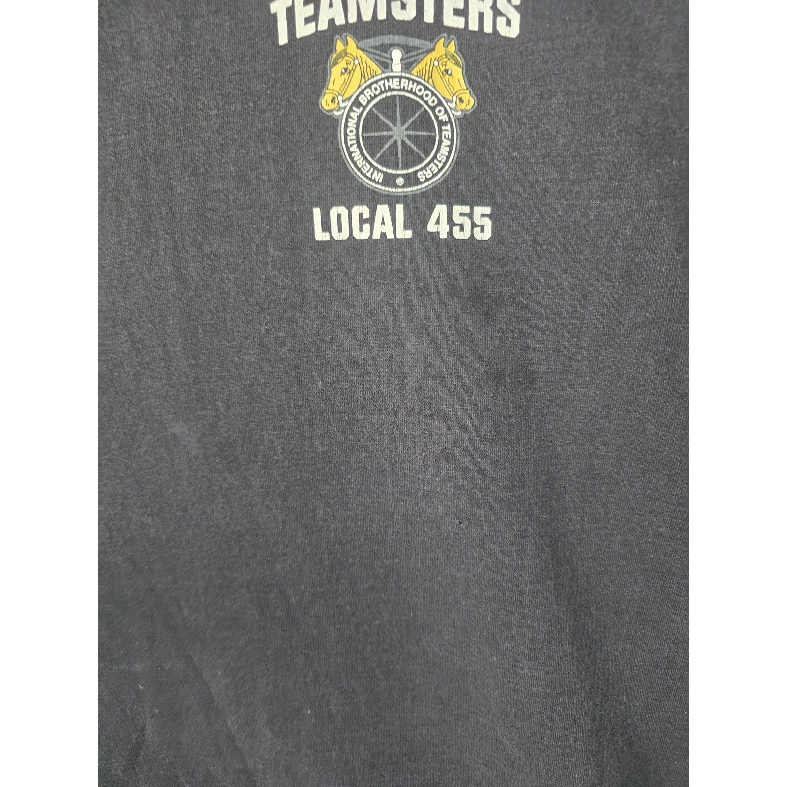 Vintage Vintage Teamster Local 455 Support Our Troops Patriotic Tee Size US XL / EU 56 / 4 - 5 Thumbnail