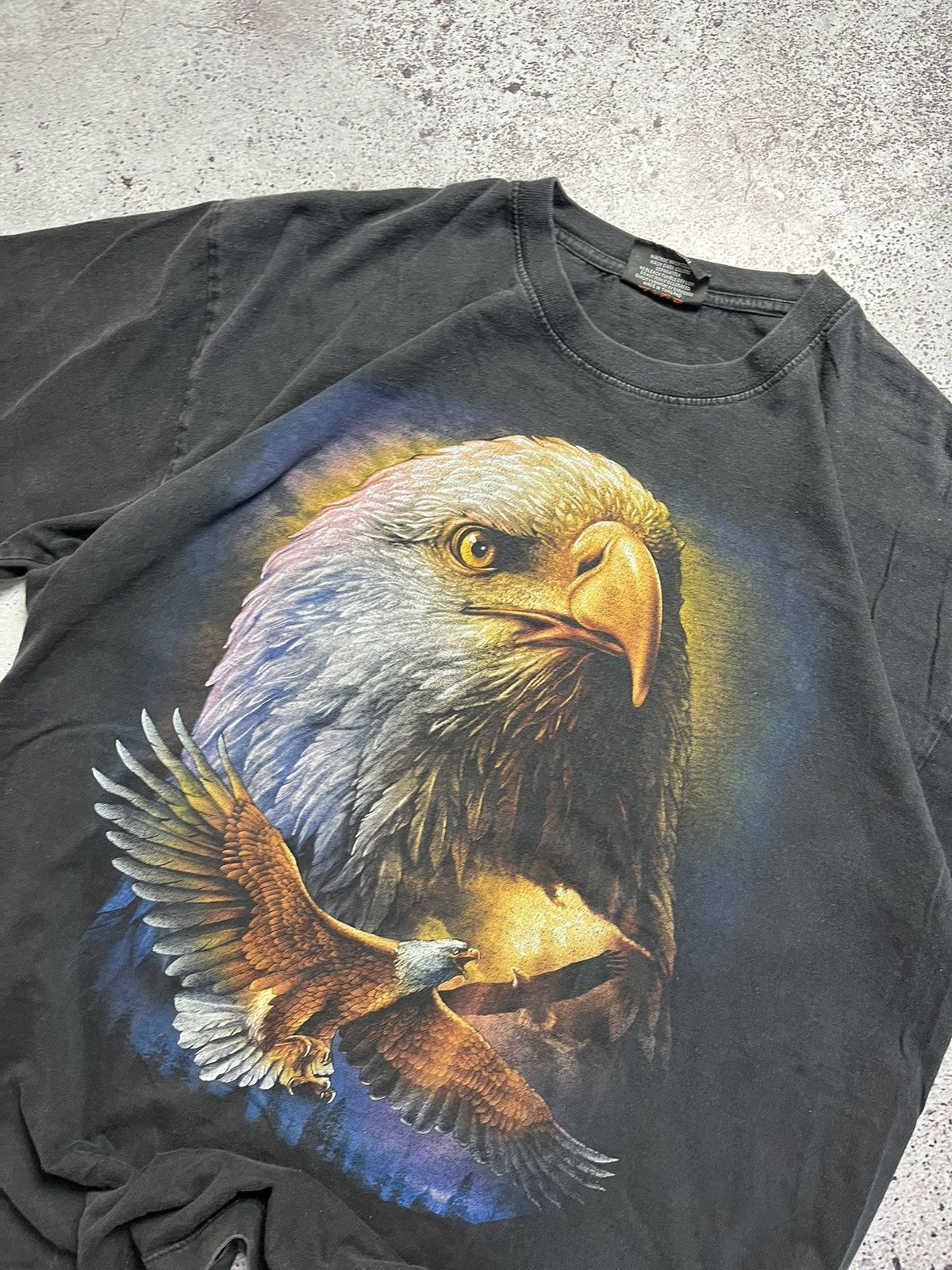Vintage 🦅🇺🇸Vintage Eagle T-Shirt USA 1990’s Size US XL / EU 56 / 4 - 4 Thumbnail
