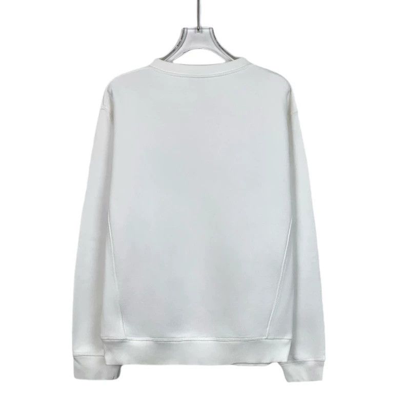 Dior Dior White logo letter embroidery cotton round-neck long-sl Size US S / EU 44-46 / 1 - 2 Thumbnail