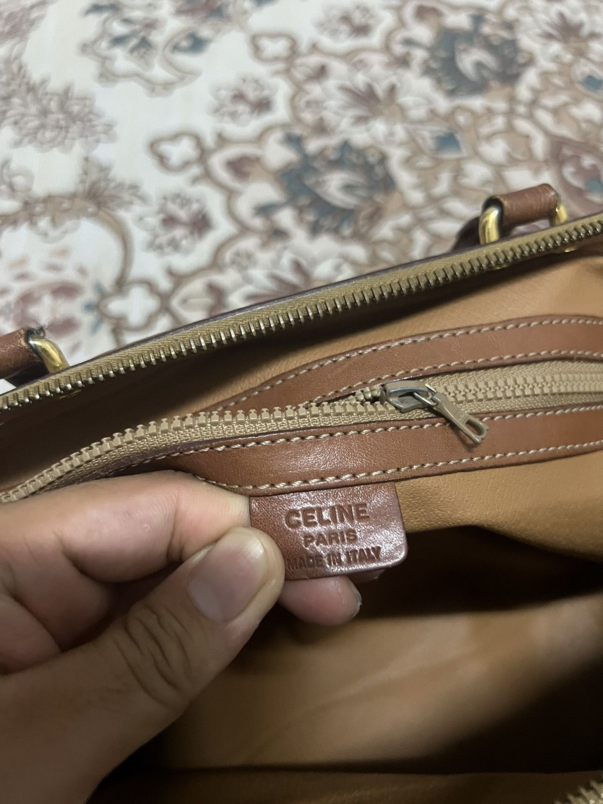 Celine × Vintage Vintage Celine Monogram Paris Handbag Size ONE SIZE - 14 Thumbnail