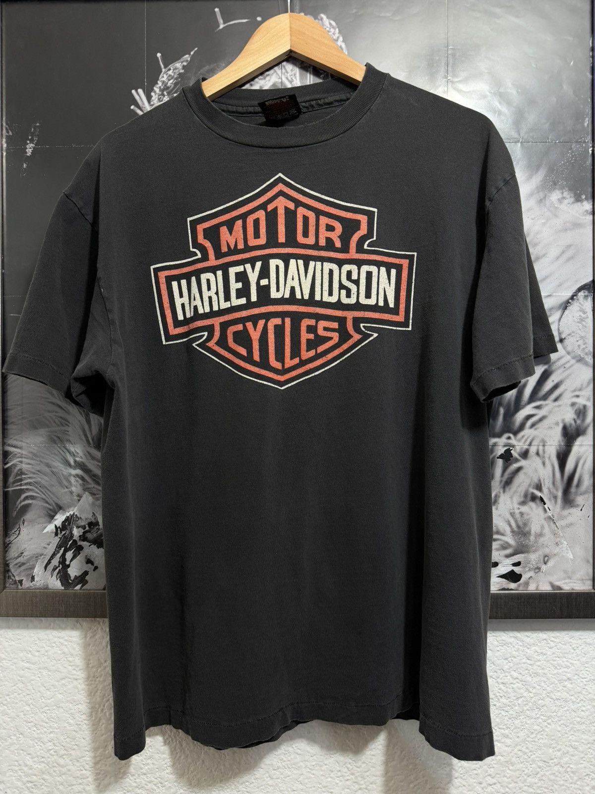 Harley Davidson HARLEY DAVIDSON VINTAGE SHIRT 1990’s THRASHED Size US L / EU 52-54 / 3 - 1 Thumbnail