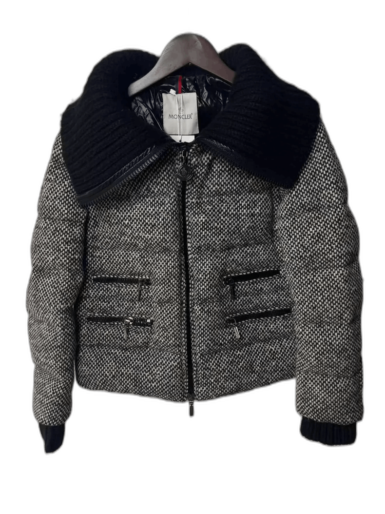 Moncler MONCLER black white down jacket Size US XS / EU 42 / 0 - 1 Thumbnail