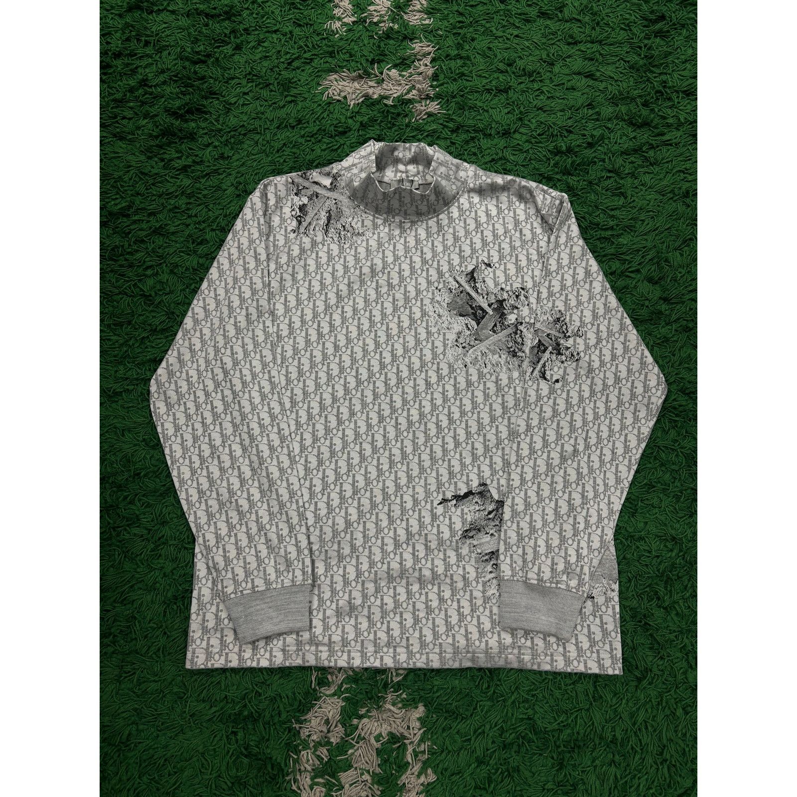 Dior Dior Oblique Longsleeve Grey Used XL Size US XL / EU 56 / 4 - 1 Thumbnail