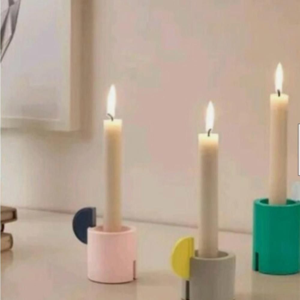 Ikea 6 New IKEA ADELHET Stackable Candlesticks in the box Size ONE SIZE - 6 Thumbnail