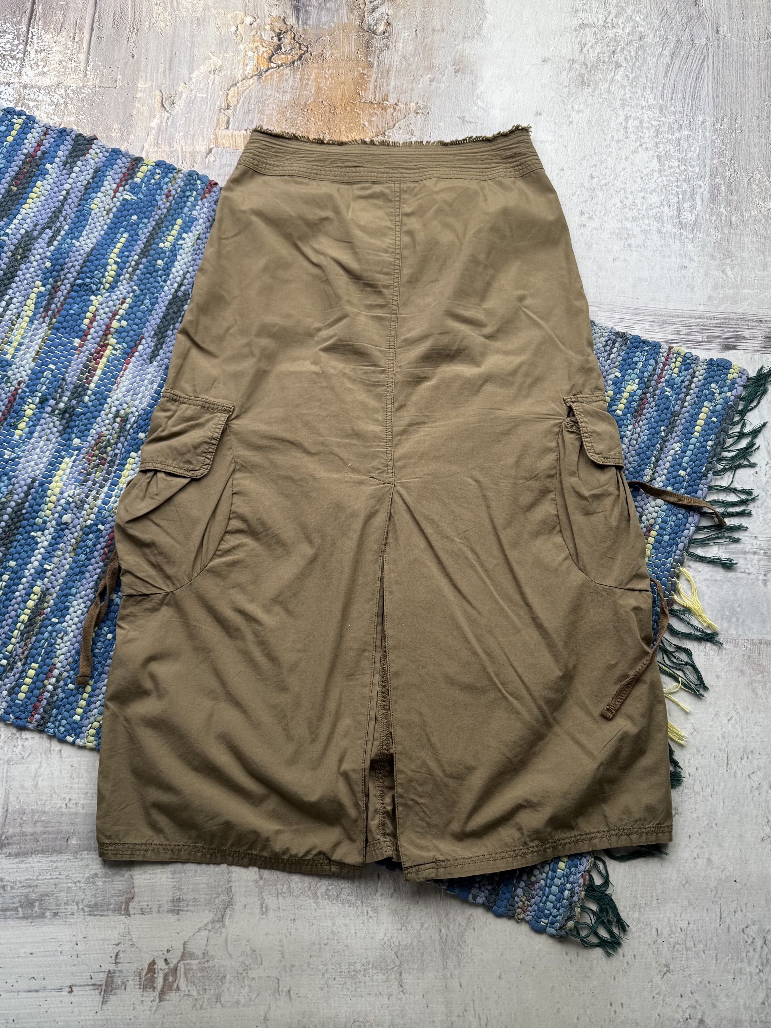 Vintage Cargo Maxi Skirt A729D15(597)