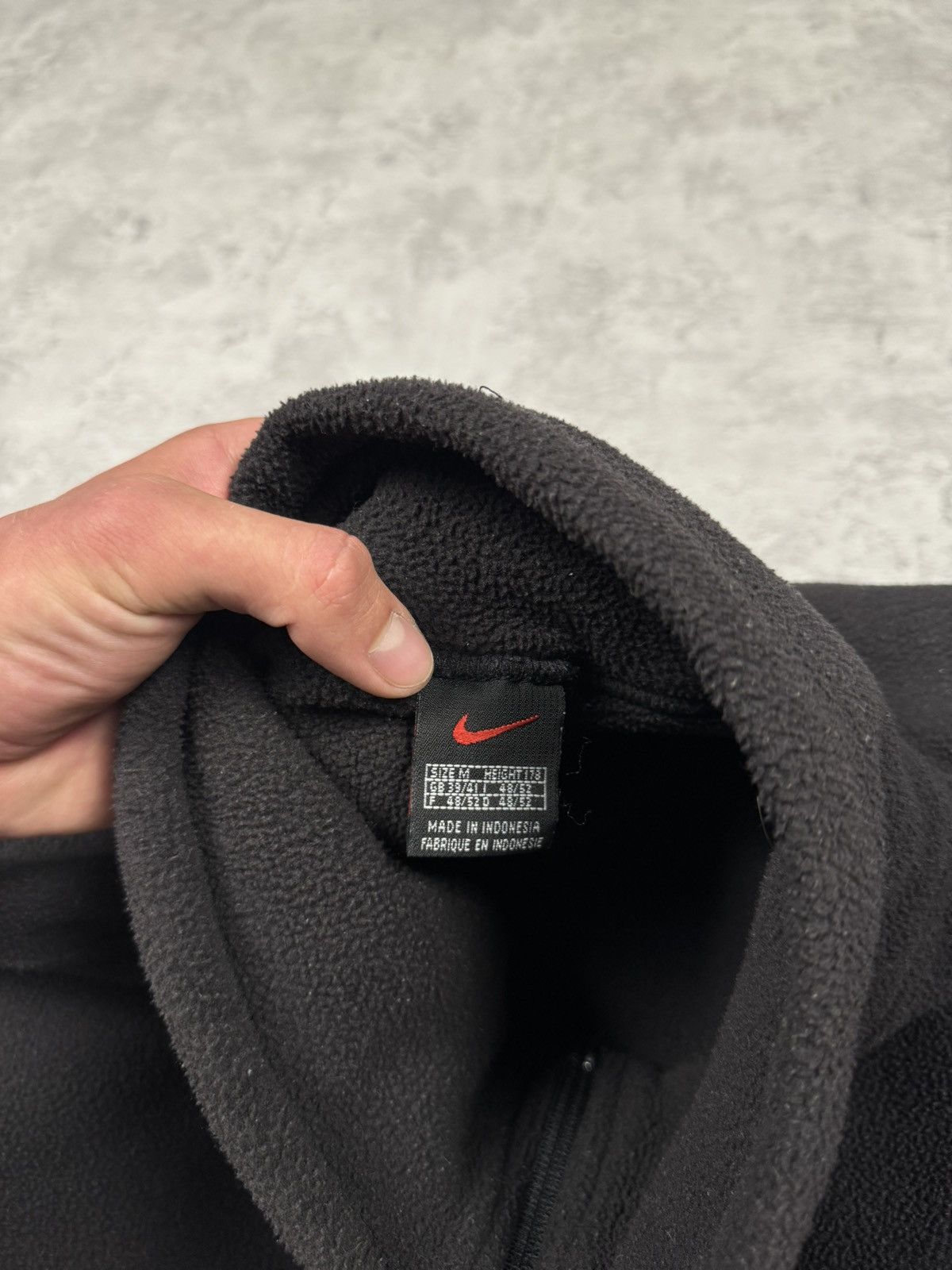 Nike Vintage Nike Y2K Fleece Sweatshirt Embroidered Big Logo Size US M / EU 48-50 / 2 - 11 Thumbnail