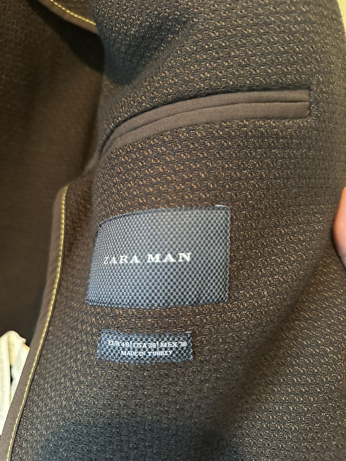 Zara Brown Zara Jacket Size 38R - 3 Thumbnail