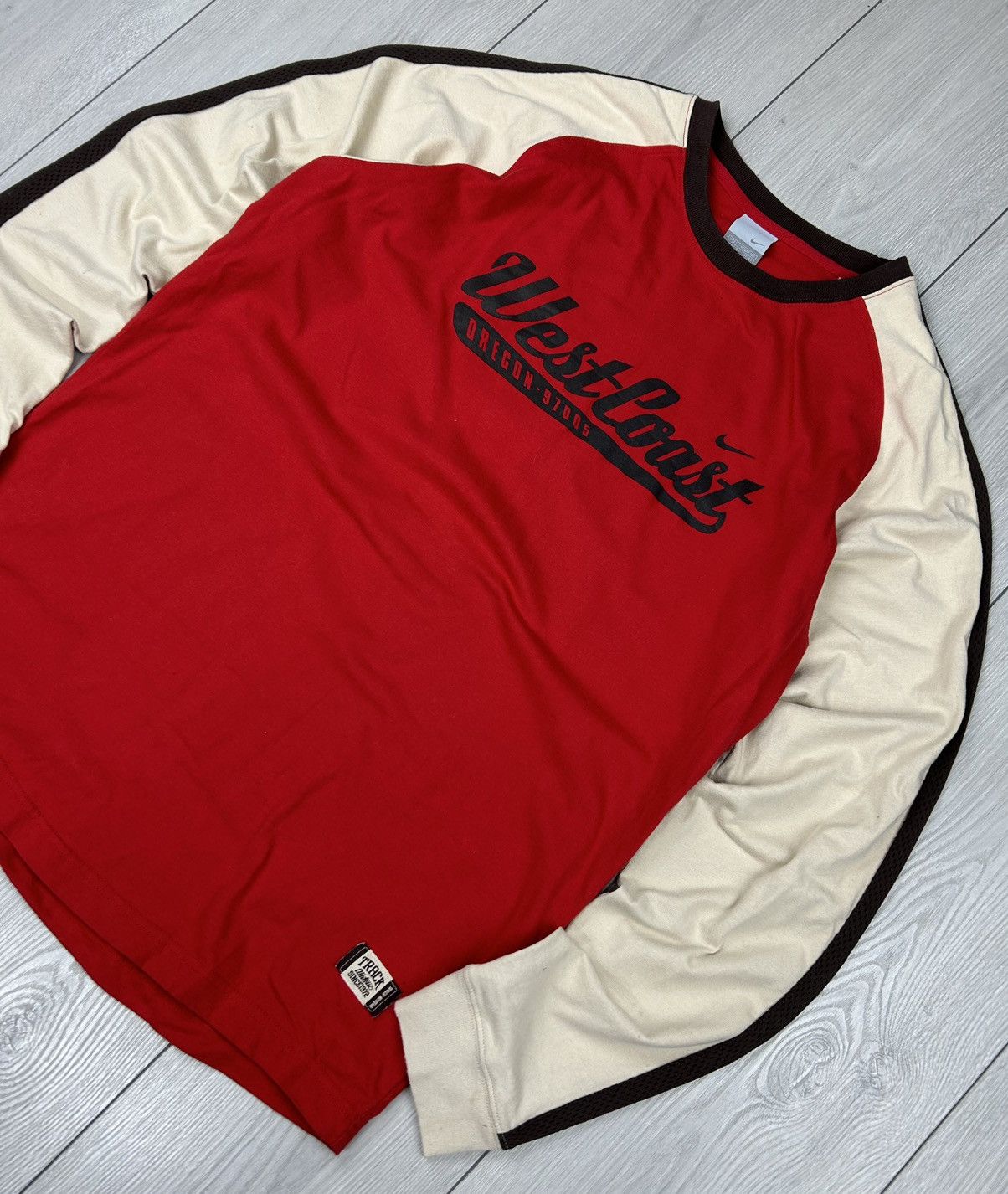 Nike × Vintage Nike Vintage West Coast Long Sleeve T shirt Size L Size US L / EU 52-54 / 3 - 2 Thumbnail