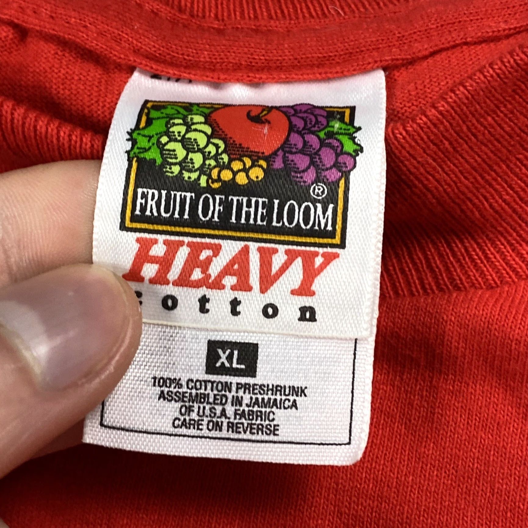 Fruit Of The Loom VTG SPECHT'S STORE RESTAURANT & SALOON TEXAS GRAPHIC T-SHIRT RED XL MENS 90s COWBOY Logo Shirt Mens XL Red 1890 Size US XL / EU 56 / 4 - 5 Thumbnail