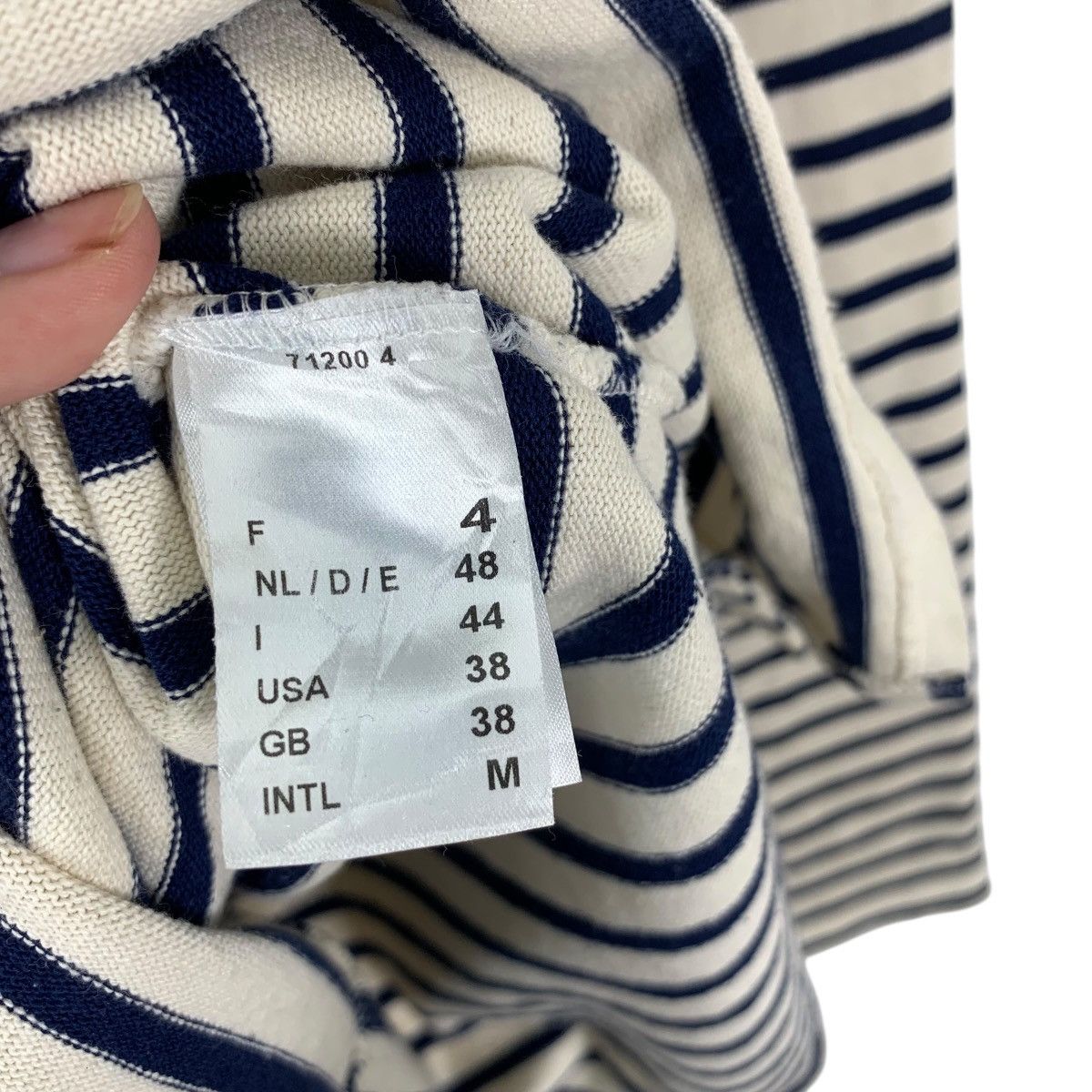 Saint James Vintage SAINT JAMES TRICOTS Made In France Striped Tee Shirt Size M / US 6-8 / IT 42-44 - 8 Thumbnail