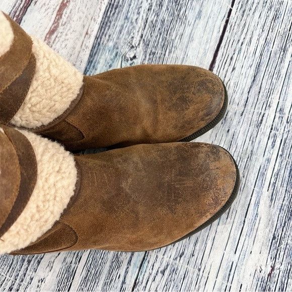 Ugg UGG Women’s Blayre Boot Shearling-Lined Leather Boots Size US 11 / IT 41 - 4 Thumbnail
