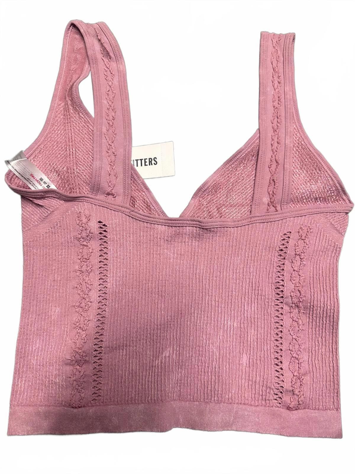 Urban Outfitters Urban Outfitters Ribbed Crop Top - Lilac Size XL / US 12-14 / IT 48-50 - 2 Thumbnail