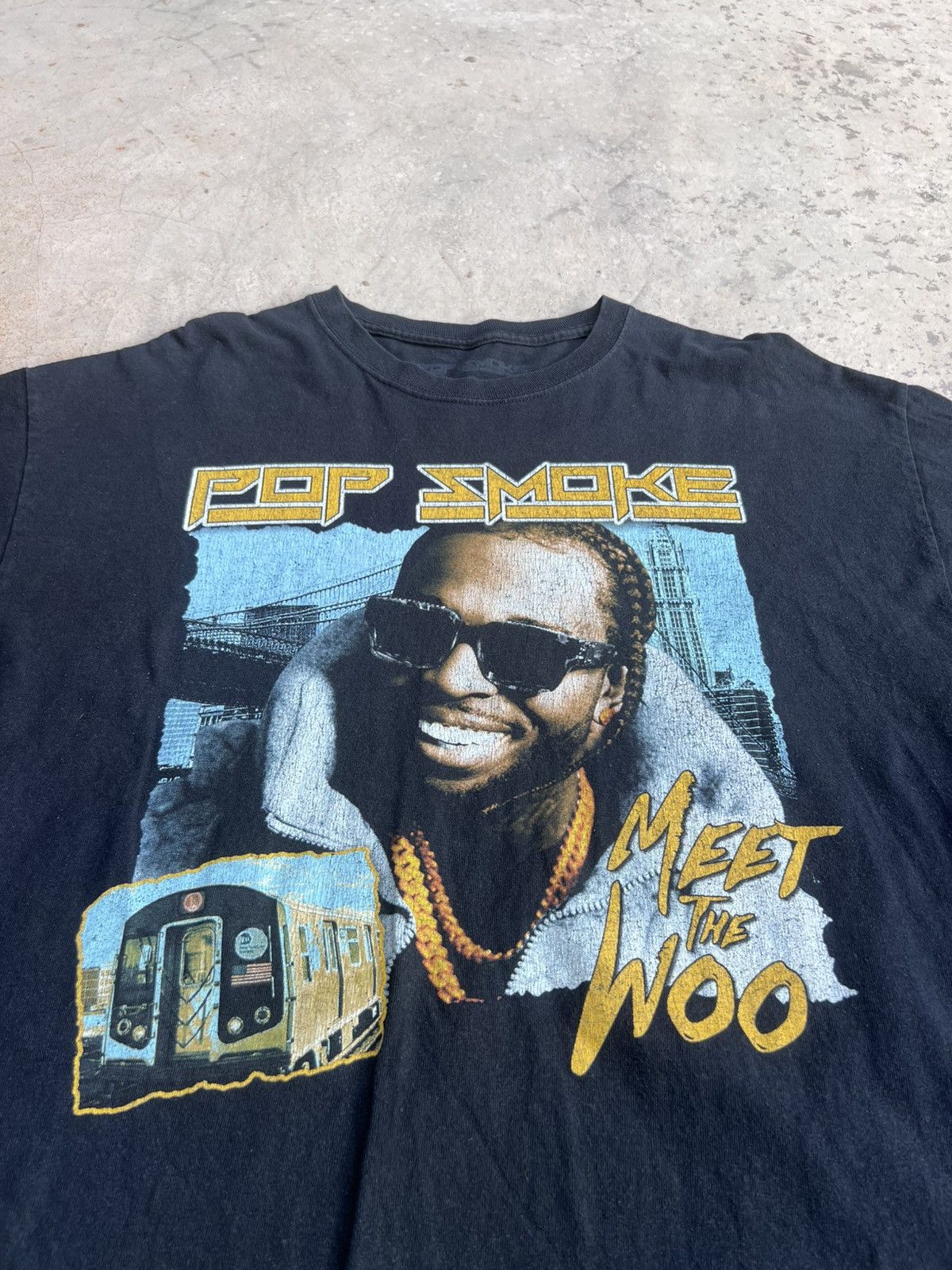 Rap Tees Vintage 2019 Meet the Woo Mixtape by Pop Smoke Rapper Tshirt Size US XL / EU 56 / 4 - 2 Thumbnail