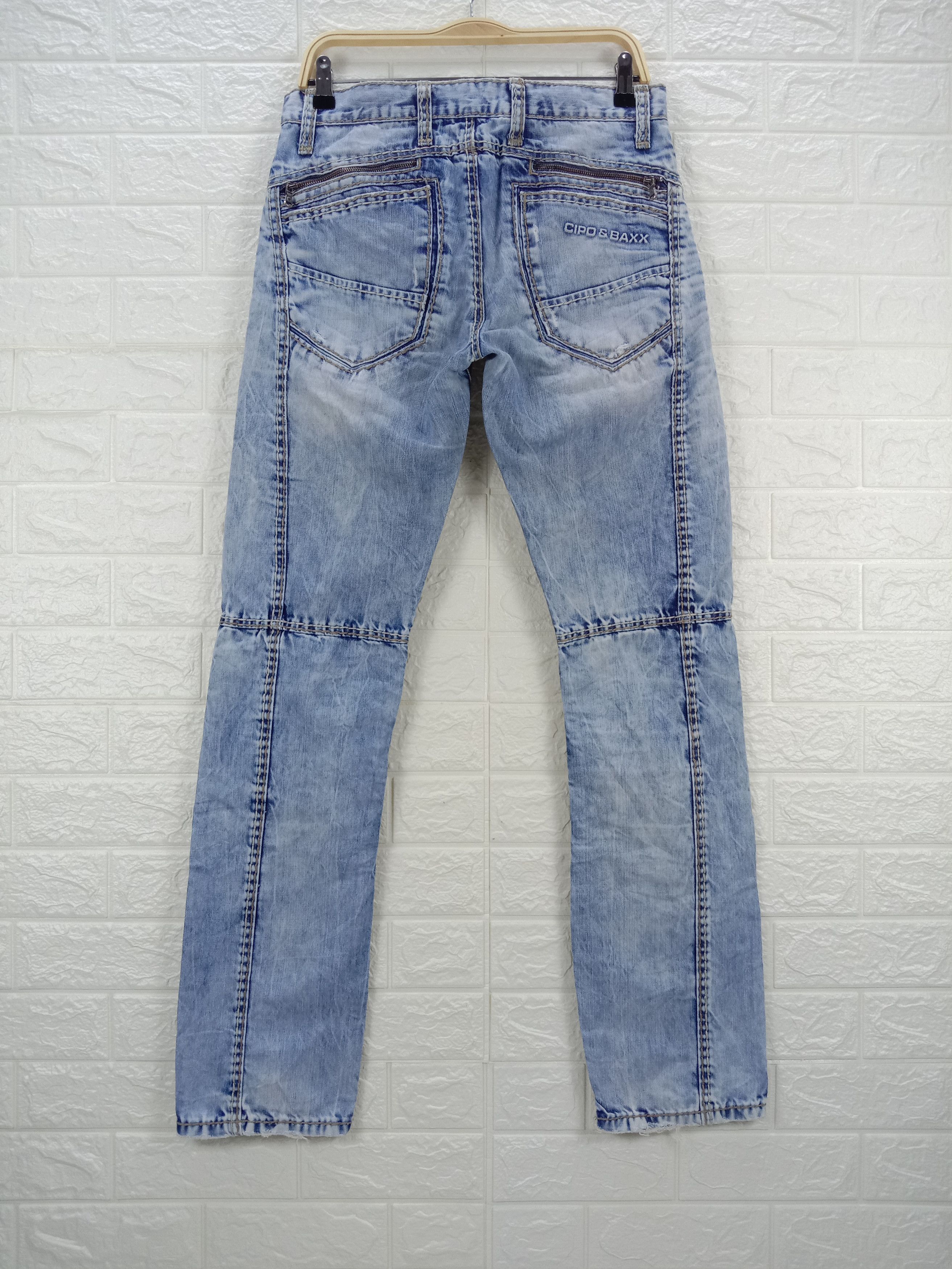 Seditionaries Vintage Japanese Cipo Baxx Avant Garge Jeans Size US 30 / EU 46 - 5 Thumbnail