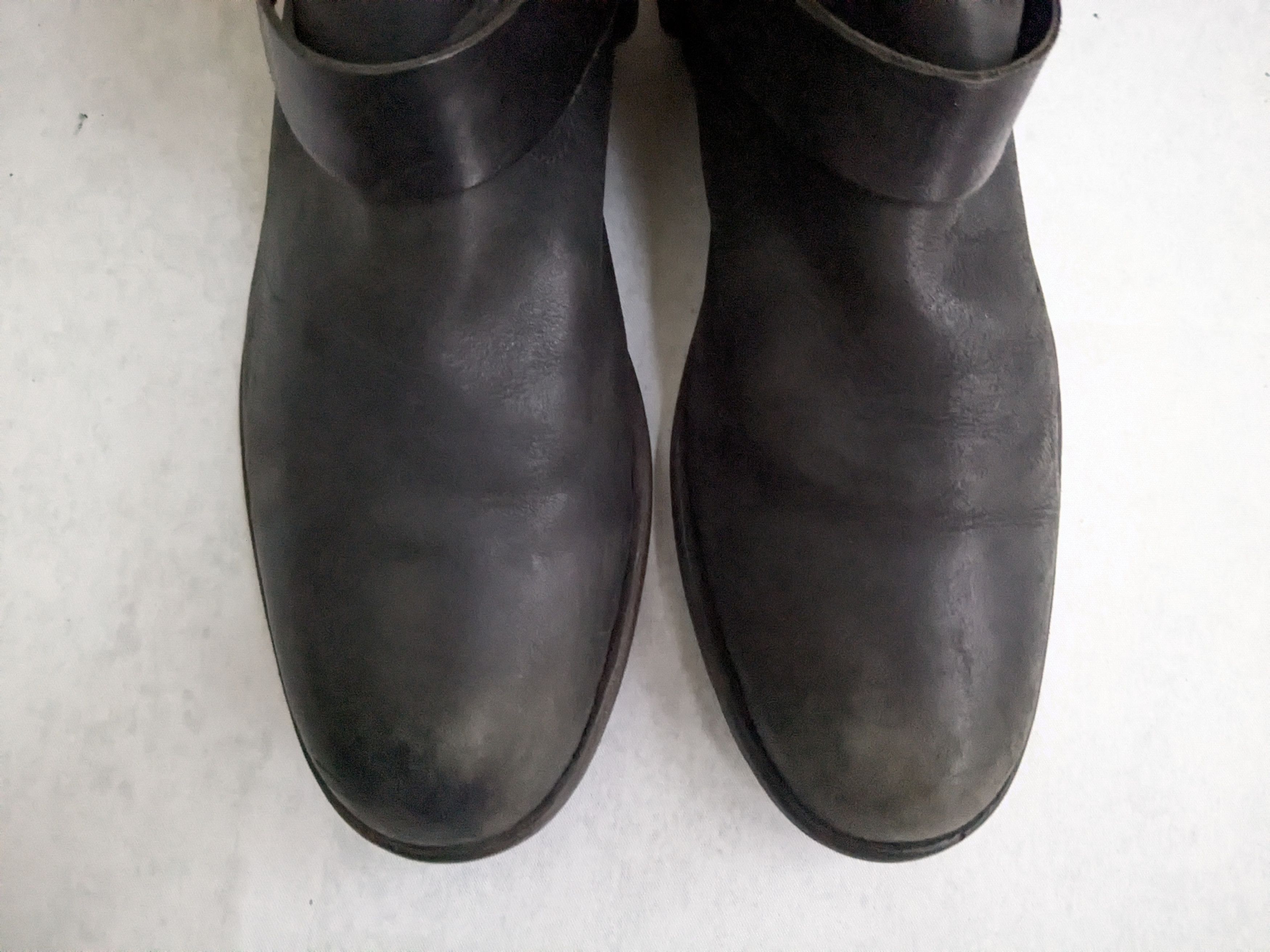 Frye Frye Harness Boots Black 9 Leather Buckle Strap Size US 9 / EU 42 - 3 Thumbnail