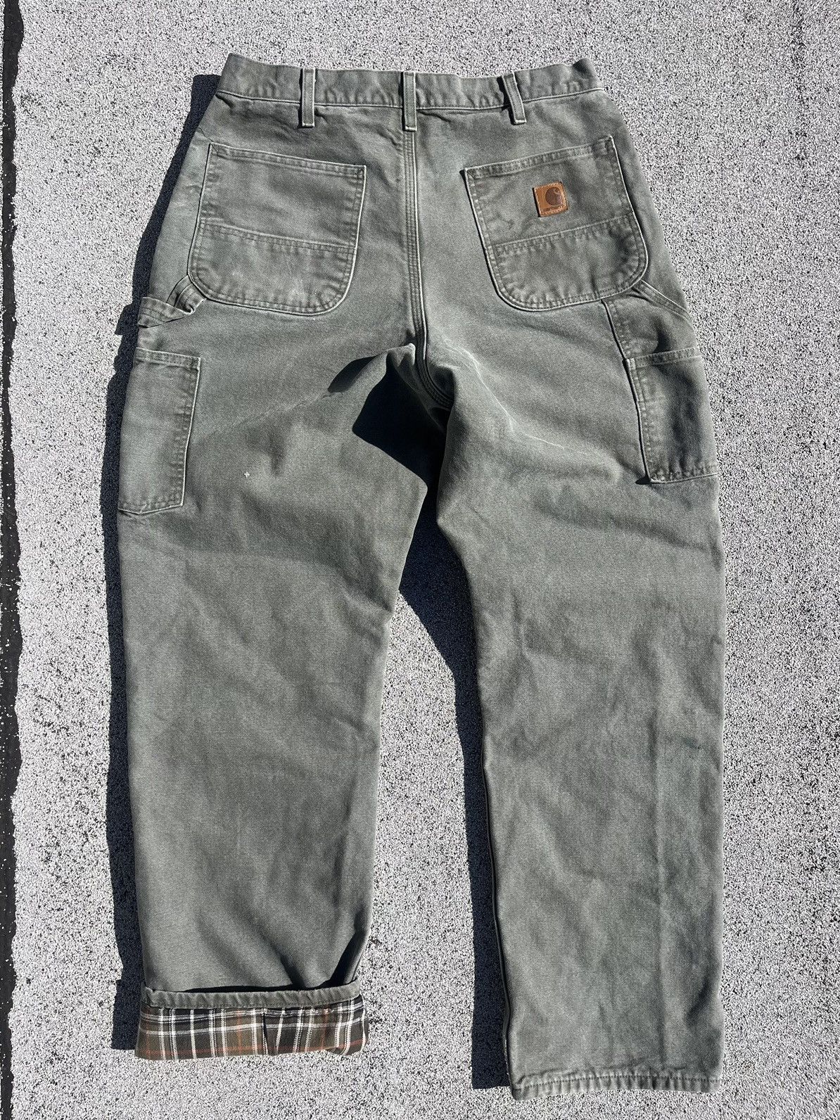 Carhartt Carhartt Plaid Lined Carpenter Pants Size US 34 / EU 50 - 2 Thumbnail