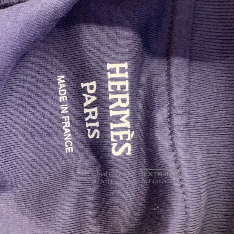 Hermes Hermes Navy T-shirt Size XXS / US 00 / IT 34 - 2 Thumbnail