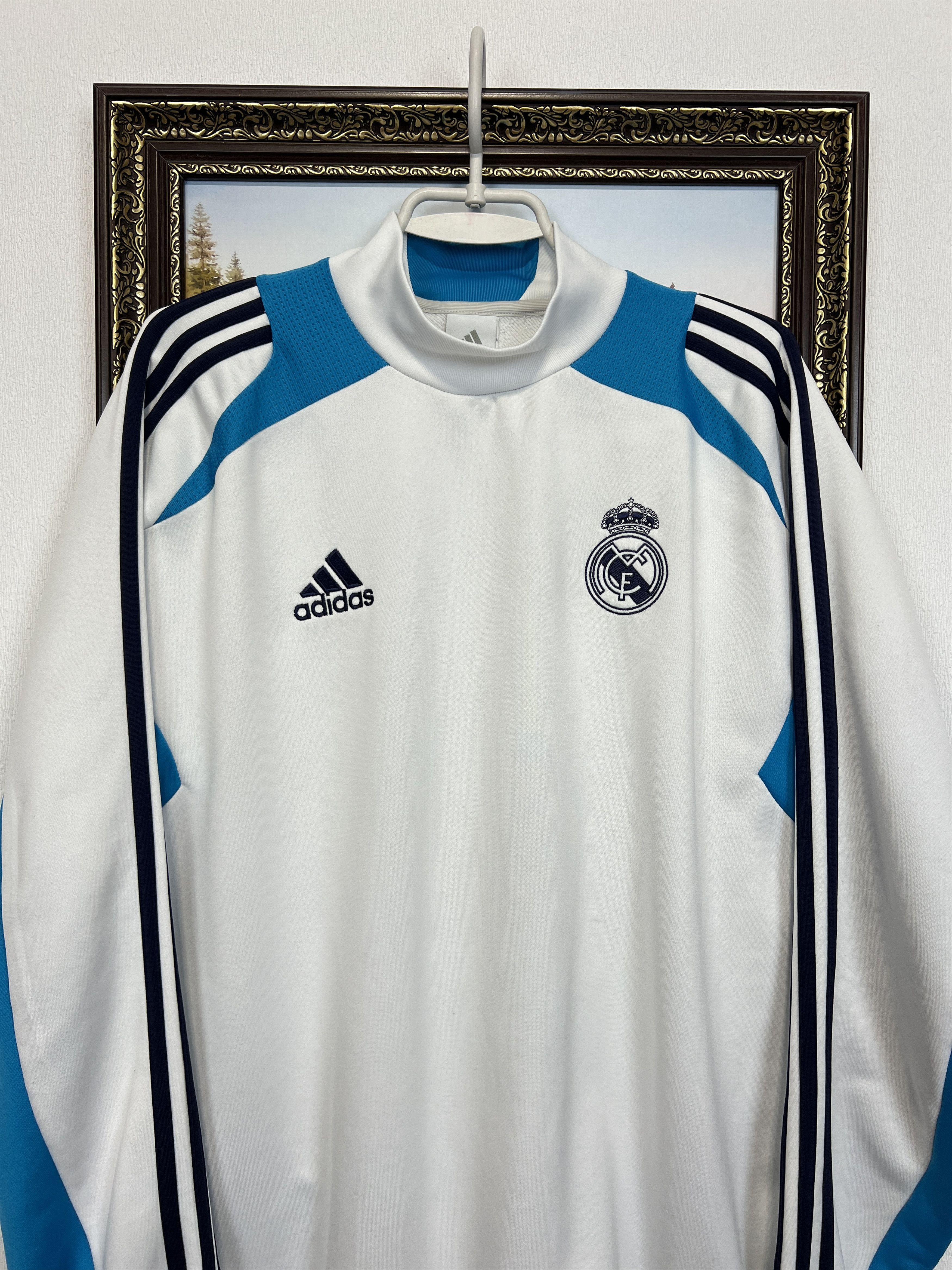 Adidas Real Madrid Football Train Sweatshirt Soccer Track Top Size US L / EU 52-54 / 3 - 2 Thumbnail