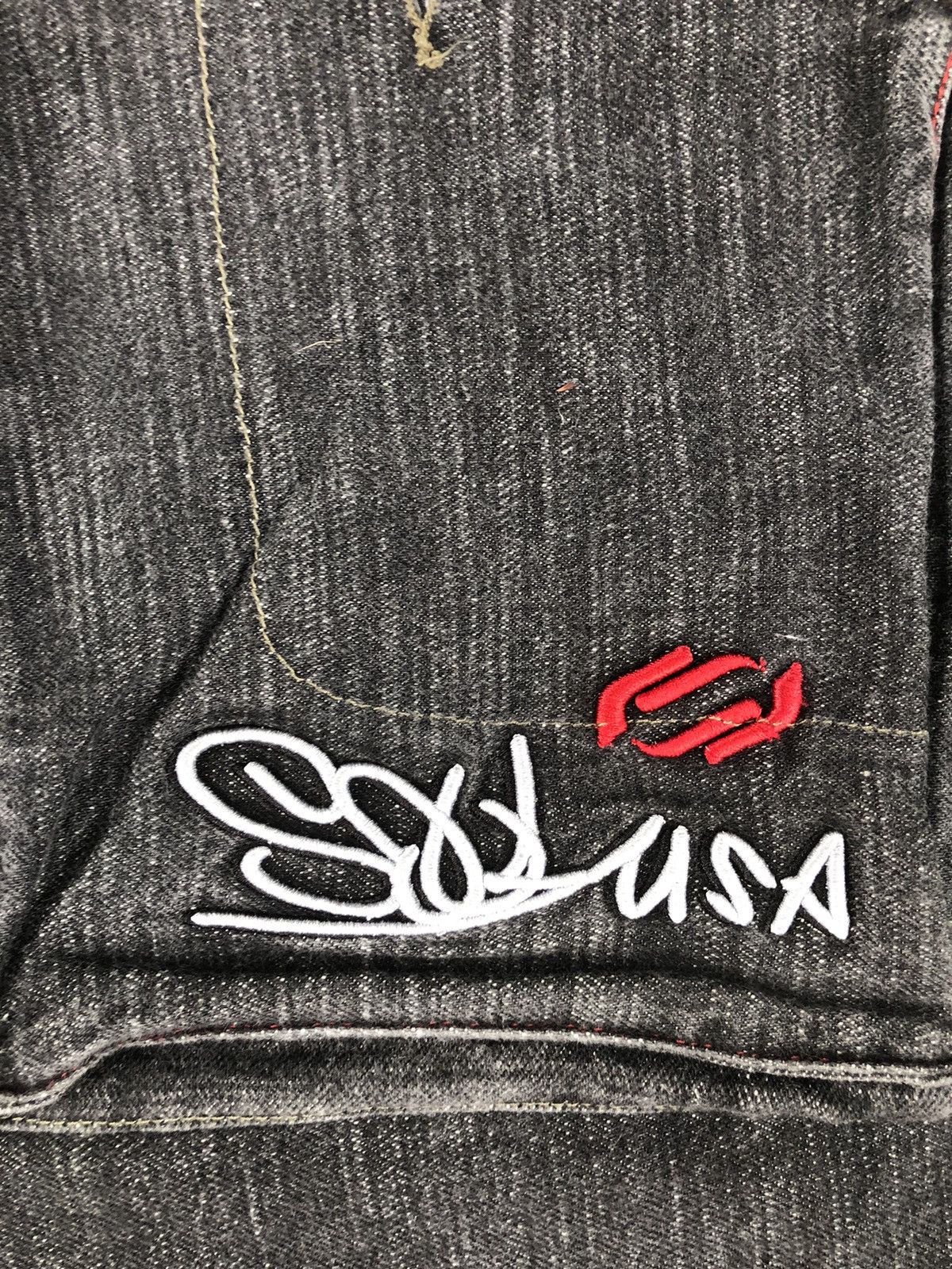 Vintage Japanese Soul Baggy Jeans Embroidered Jeans Hip Hop Cargo Size US 34 / EU 50 - 13 Thumbnail