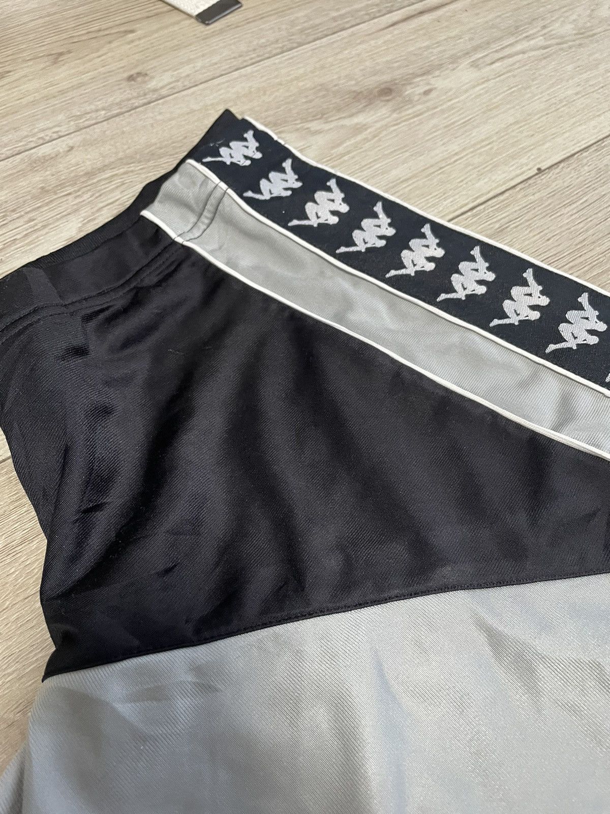 Kappa Vintage 90s Kappa Bottom T Shirt Big Logo Tee Stripes Y2K Size US L / EU 52-54 / 3 - 6 Thumbnail