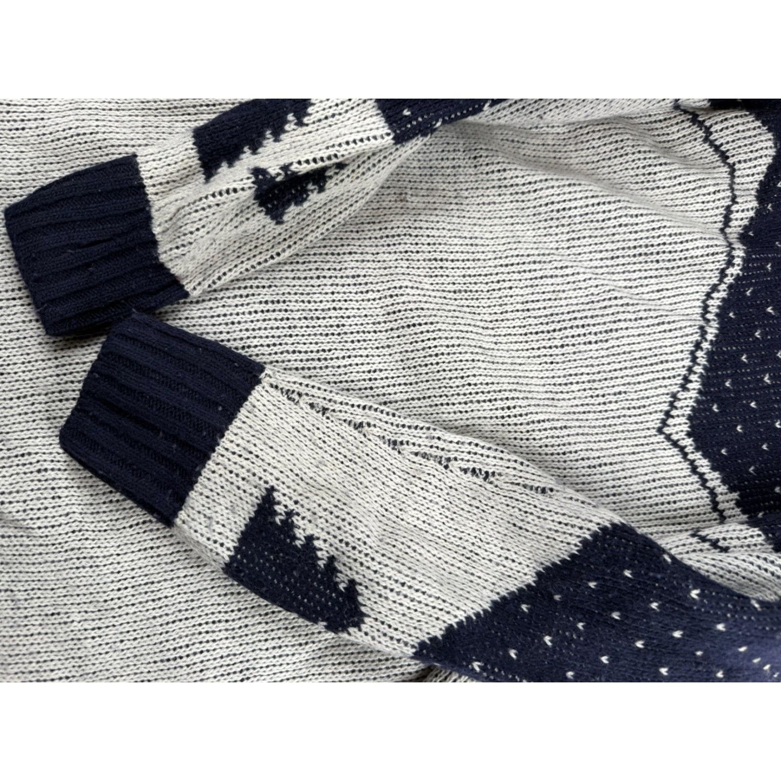 J.Crew J.CREW Intarsia Ski Scene Sweater Womens XS Blue Wool Knit Pullover Winter Cabin Fall Winter Spruce Up Size XS / US 0-2 / IT 36-38 - 7 Thumbnail