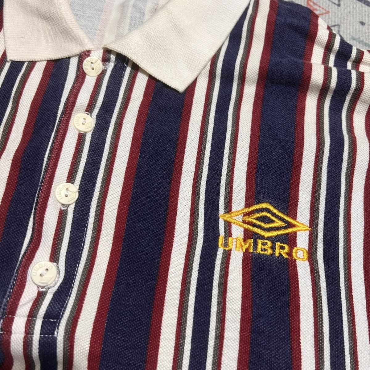 Umbro Umbro vintage Stripe Retro polo shirt Size US XL / EU 56 / 4 - 4 Thumbnail
