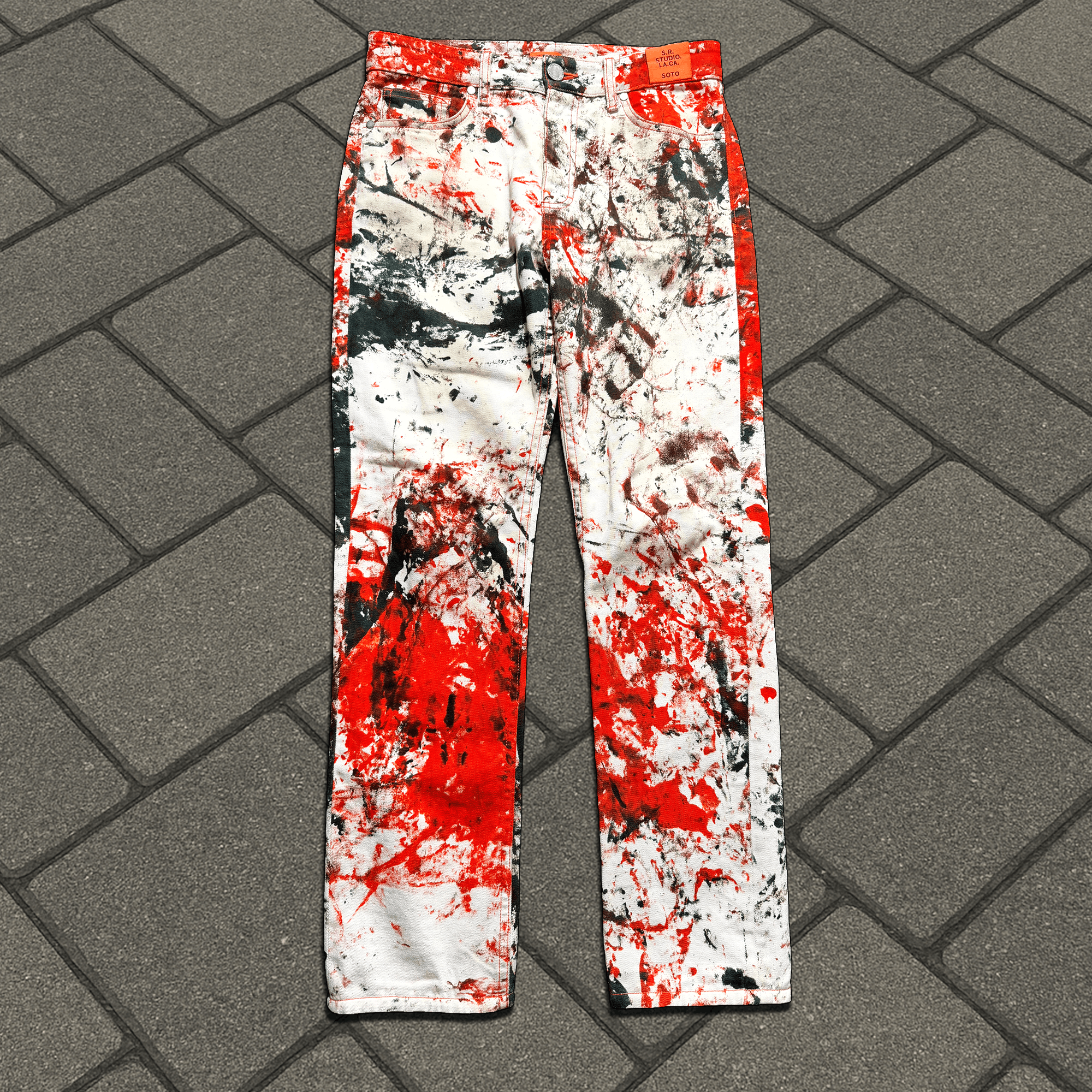 Sterling Ruby 2019 Sterling Ruby Soto Bleach Denim Size US 29 - 1 Thumbnail