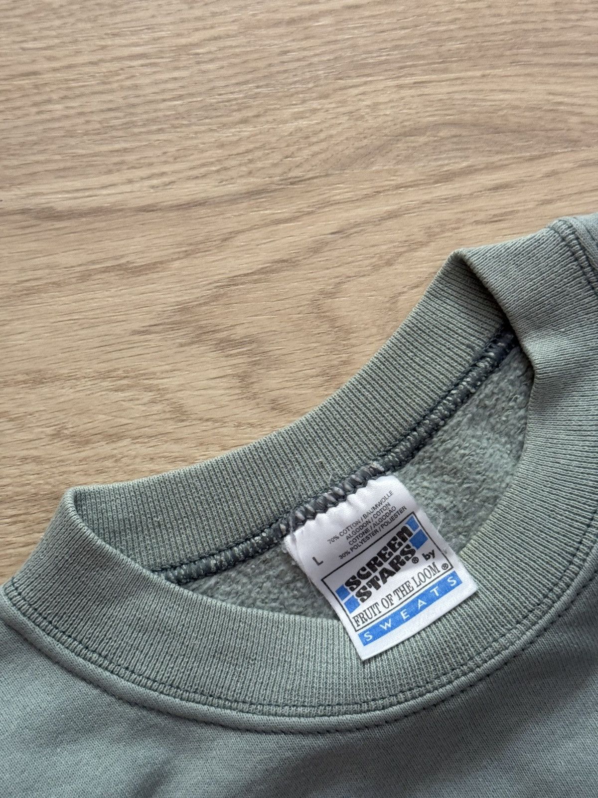 Vintage Vintage 90’s Screen Stars USA Faded Boxy Sweatshirt Size US L / EU 52-54 / 3 - 4 Thumbnail