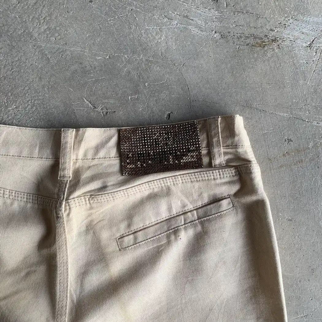 Les Copains × Vintage 💥CYBER WEEK💥 LES COPAIN Designer Flare Pants Made In Italy Size 29" - 12 Thumbnail