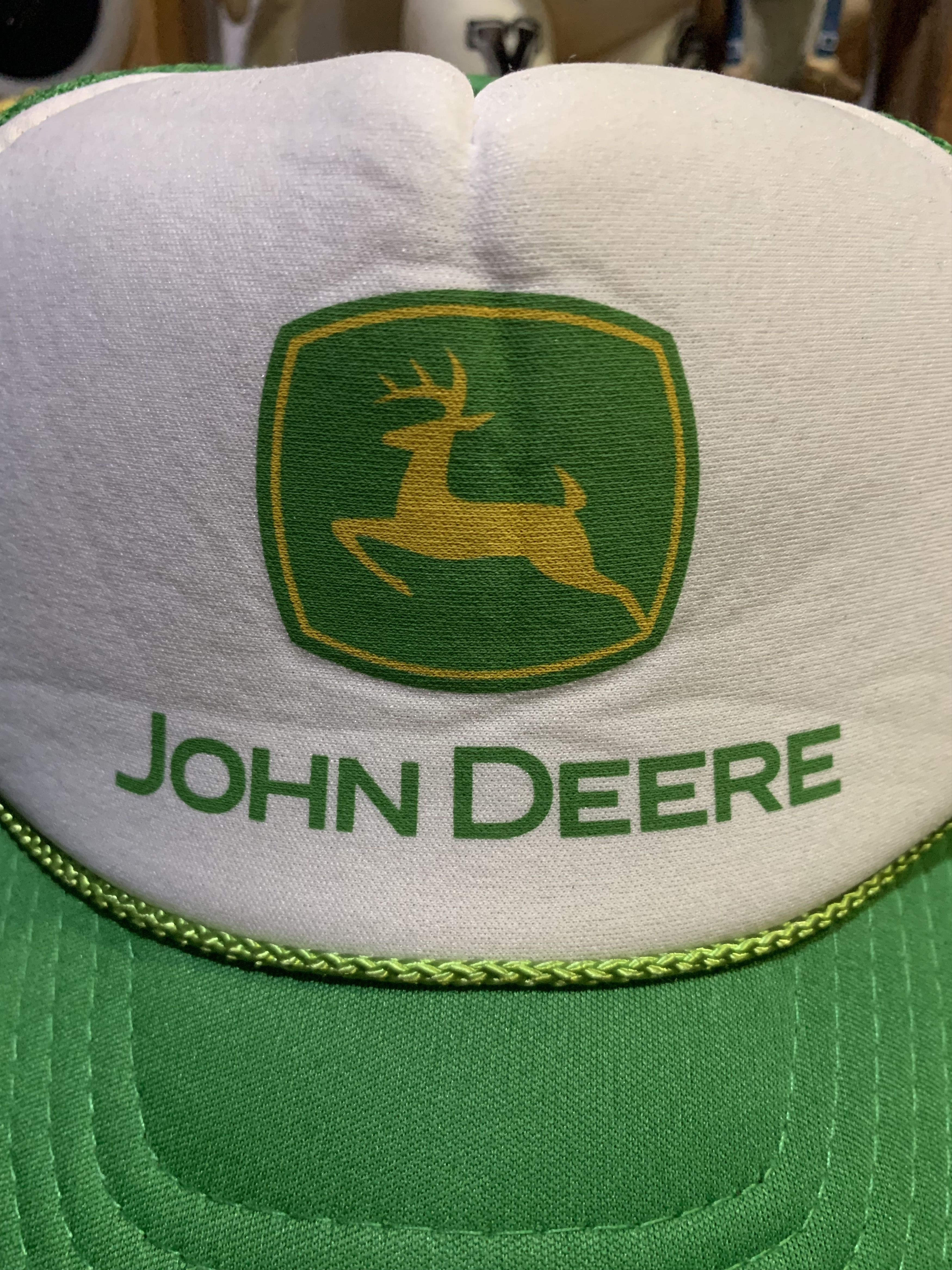 Vintage Vintage JOHN DEER jTrucker hats Size ONE SIZE - 2 Thumbnail