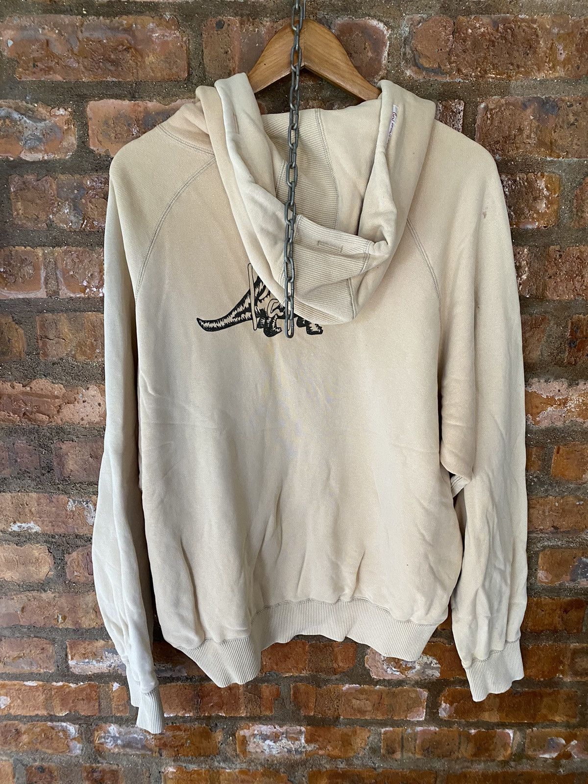 Japanese Brand 1980s PAPAS Dinosaur Triceratops hoodie Size US L / EU 52-54 / 3 - 11 Thumbnail