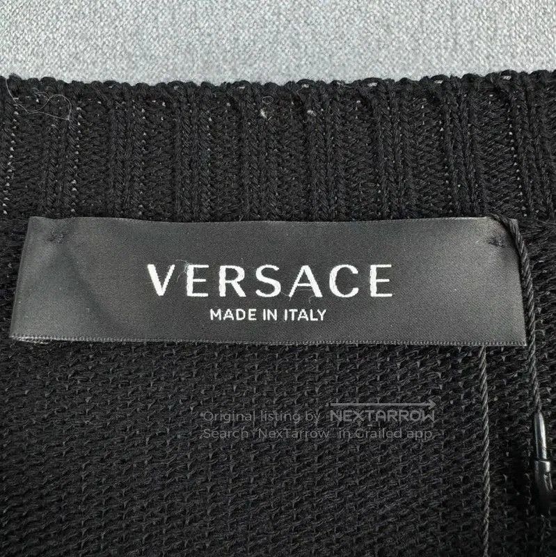 Versace Versace Black Men's Crewneck Sweater . Size US M / EU 48-50 / 2 - 3 Thumbnail