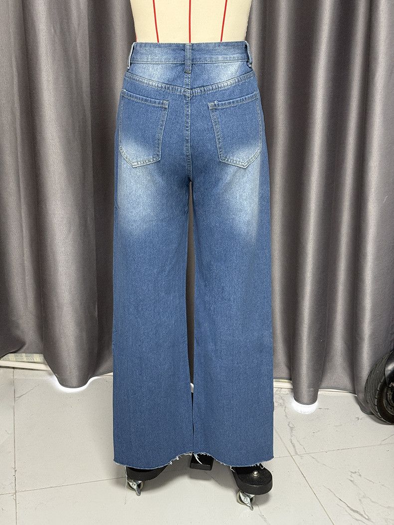 Japanese Brand loose straight wide leg trousers Size 32" / US 10 / IT 46 - 4 Thumbnail