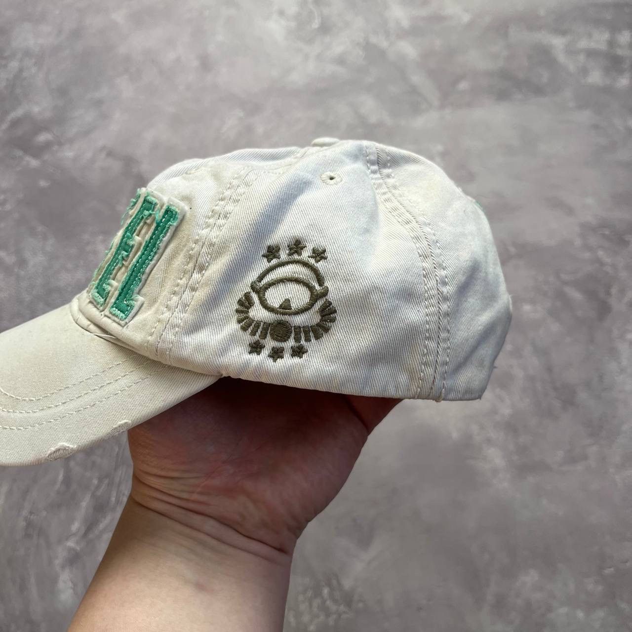 Diesel Diesel Beige Green Adjustable Baseball Cap Men's Casual Size ONE SIZE - 4 Thumbnail