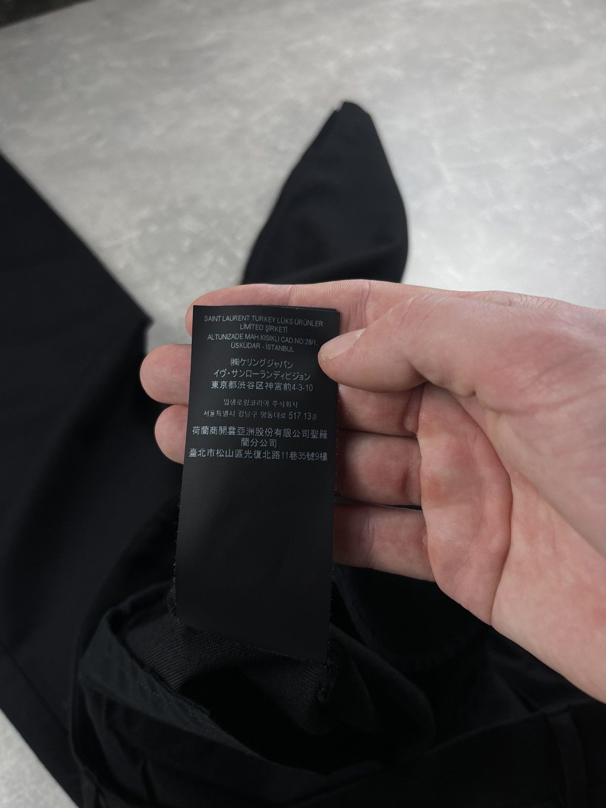 Saint Laurent Paris Saint Laurent Paris Uniform Slim Tapered Pants Black F38 S Size 40" / US 18 - 14 Thumbnail