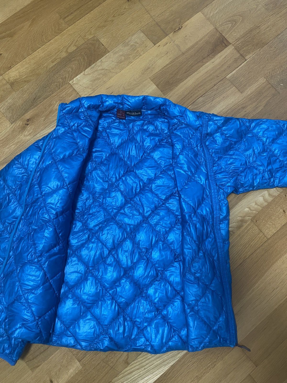 Montbell Montbell women’s puffer jacket blue light down large Size L / US 10 / IT 46 - 4 Thumbnail