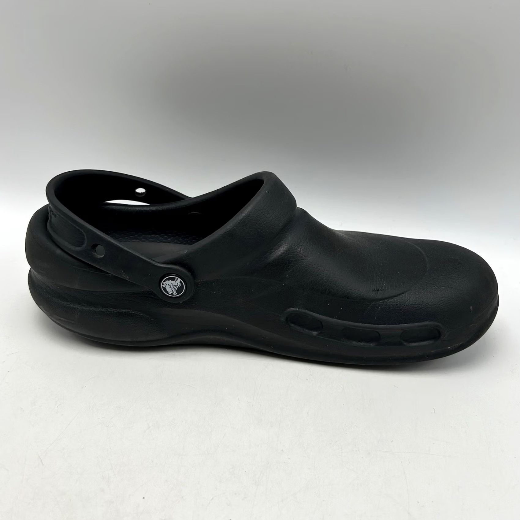 Crocs Crocs Bistro Clog Mens 10 Black Slip Resistant Work Comfort Resturant Read Size US 8 / EU 41 - 4 Thumbnail