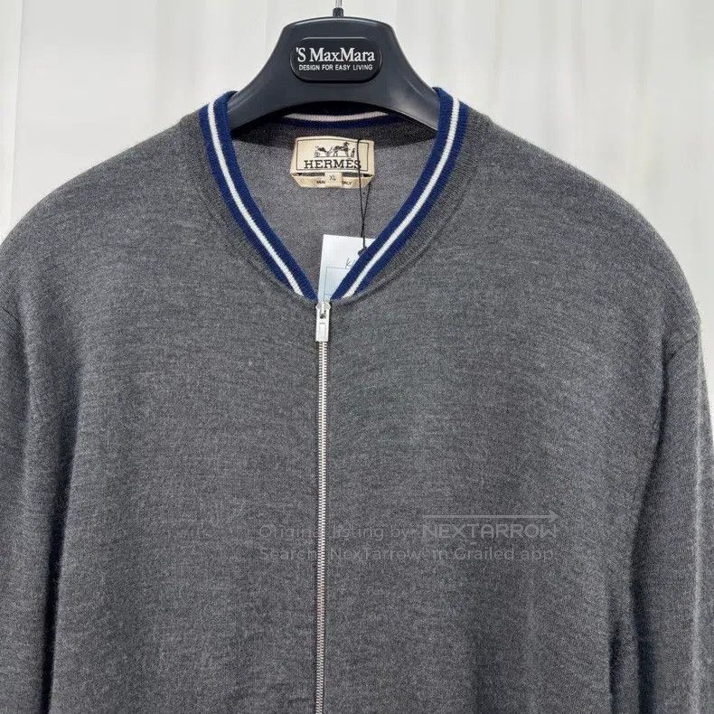 Hermes Hermes Cashmere Zip-Up Knit Jacket Size US XL / EU 56 / 4 - 3 Thumbnail