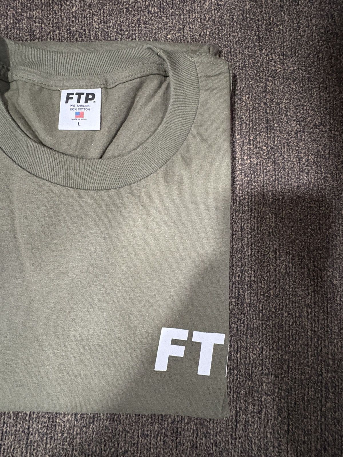 Fuck The Population FTP Logo L/S Tee Olive Size US L / EU 52-54 / 3 - 3 Thumbnail