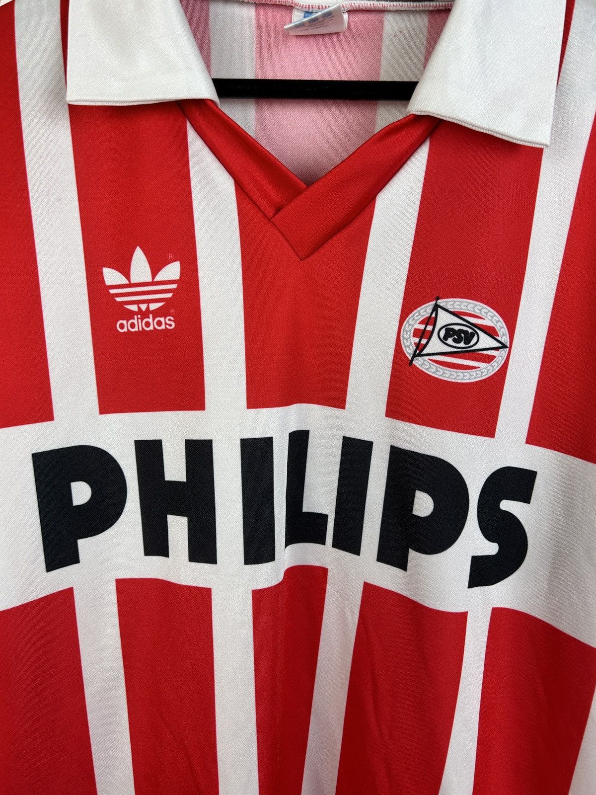 Adidas Vintage Adidas PSV Eindhoven 1990/92 Home Kit Soccer Jersey Size US L / EU 52-54 / 3 - 2 Thumbnail