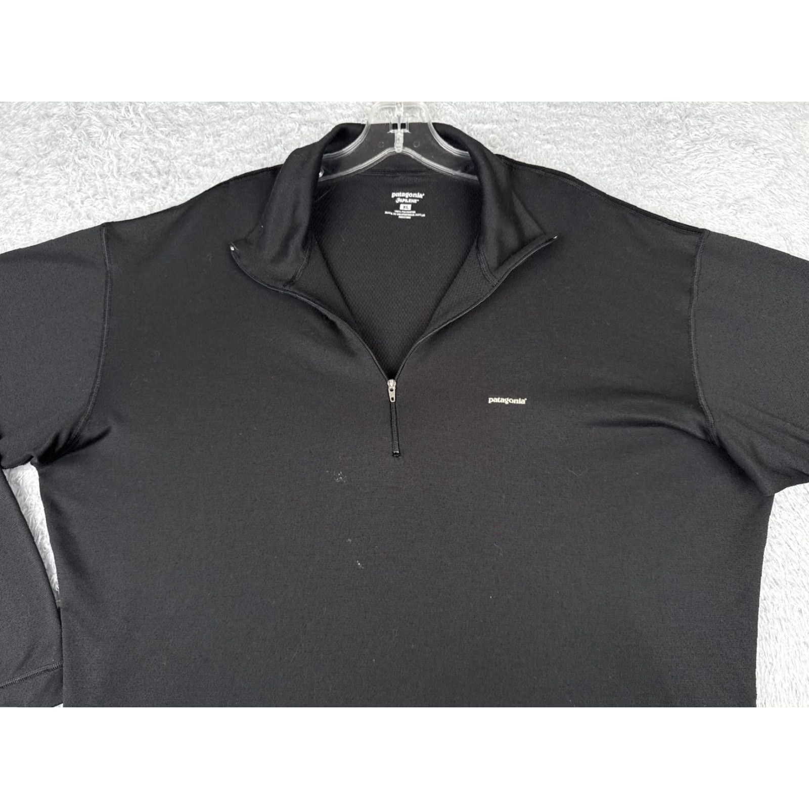 Patagonia Patagonia Shirt Men XL Black Capilene 1/4 Zip Polyester Long Sleeve Size US XL / EU 56 / 4 - 4 Thumbnail