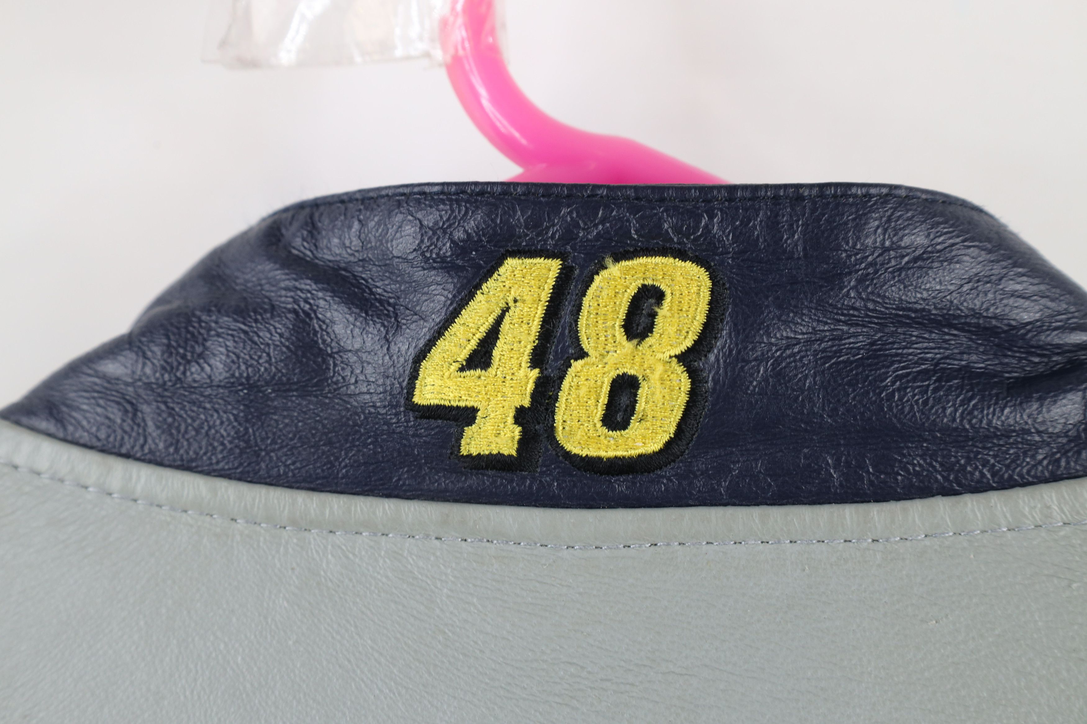 Vintage Vintage NASCAR Leather Jimmie Johnson Pit Crew Racing Jacket Size US L / EU 52-54 / 3 - 17 Thumbnail