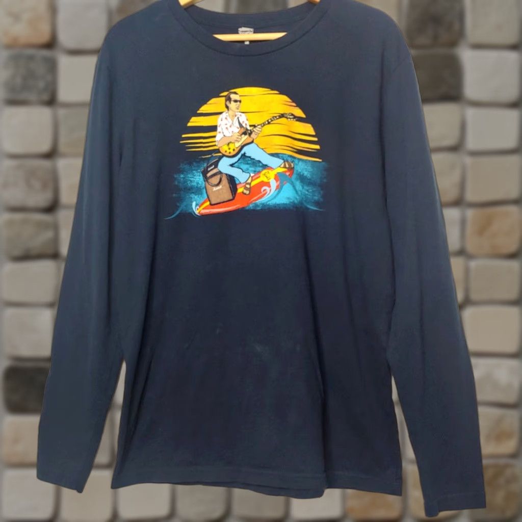 Next Level Next Level Joe Bonamassa Shirt T-Shirt Men L Blue Graphic Print Keepig The Blues Alive At Sea III Musician Double-Sided Size US L / EU 52-54 / 3 - 1 Thumbnail